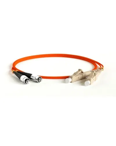 FC-D2-50-FC/PR-LC/PR-H-5M-LSZH-OR. Патч-корд волоконно-оптический многомодовый. Hyperline в Камышине