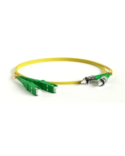 FC-D2-9-SC/AR-ST/AR-H-1M-LSZH-YL. Патч-корд волоконно-оптический ST-SC. Hyperline в Камышине