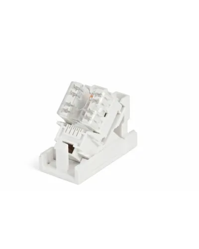 SIP2K-C5E-M45-22.5. Вставка 45х22,5 с наклонным модулем RJ-45 категории 5е. Hyperline в Камышине