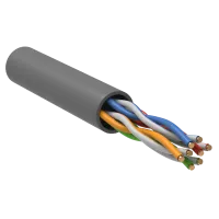 GENERICA U/UTP 5E 24AWG 4PR PVC серый (BC1-C5E04-111-100-R-G). Кабель «витая пара» (LAN) для структурированных систем связи. IEK