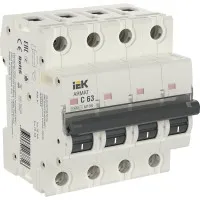 M10N 4P C 63А 10кА ARMAT (AR-M10N-4-C063). Автоматический выключатель. IEK