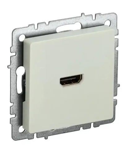 Розетка HDMI РHDMI-0-БрКр бежевый BRITE (BR-H10-K10). Розетка HDMI. IEK в Камышине