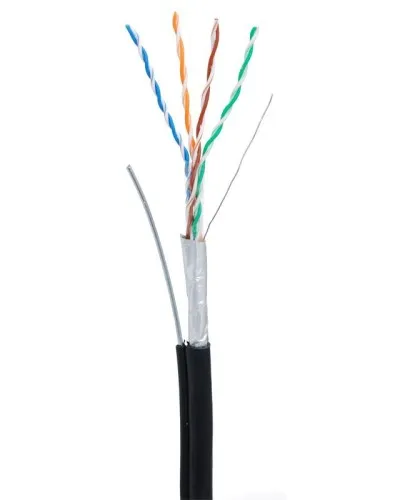 F/UTP 4pair, Cat5e, Out, Sw (EC-UF004-5E-PE-SW-BK). Кабель «витая пара» (LAN) для структурированных систем связи. NETLAN в Камышине