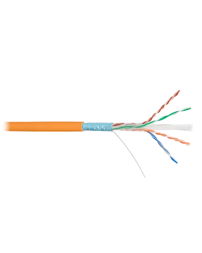 F/UTP 4pair, Cat6, Solid, In, PVC (NKL 9240C-OR). Кабель «витая пара» (LAN) для структурированных систем связи. NIKOLAN в Камышине