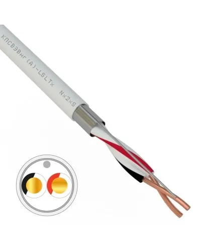 КПСВЭВнг(А)-LSLTx 1х2х0,75 REXANT (01-4871-1). Кабель для систем передачи данных пониженной пожароопасности c низким дымо- и газовыделением, с низкой токсичностью продуктов горения. Rexant в Камышине