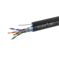 FTP Cat.5e 4x2xAWG24 Cu PE Outdoor T-FG8 (трос) Median (01-1035-1). Кабель «витая пара» (LAN) для структурированных систем связи. SUPRLAN