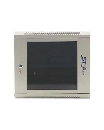 ST-NC9U600 (серый) С ПОЛКОЙ. Шкаф телекоммуникационный 19 настенный 9U. Space Technology в Камышине