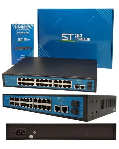 ST-S242POE (версия 2). Сетевой PoE коммутатор . Space Technology в Камышине
