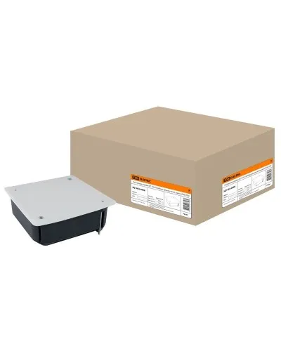 Распаячная коробка СП 115х115х45мм, крышка, метал. лапки, IP20, TDM (SQ1403-0008). Распаячная коробка СП. TDM ЕLECTRIC в Камышине