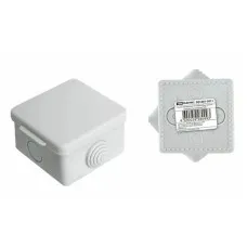 Коробка ОП 65х65х50мм, крышка,  IP54, 4вх. (SQ1401-0111). Распаячная коробка. TDM ЕLECTRIC