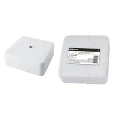 Коробка КР 50х50х20 ОП белая, IP40 (SQ1401-0901). Распаячная коробка. TDM ЕLECTRIC
