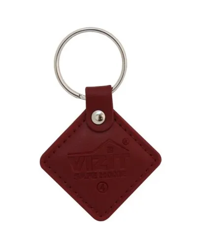 VIZIT-RF2.2 (Red). Брелок proximity кожаный. VIZIT в Камышине