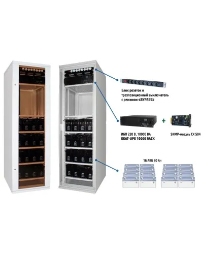 SKAT UPS 6000 SNMP (478). Комплекс бесперебойного питания. Бастион в Камышине