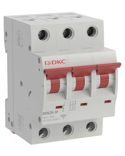 YON max MD63N 3P 25А 6кА C (MD63N-3PC25). Автоматический выключатель. ДКС в Камышине