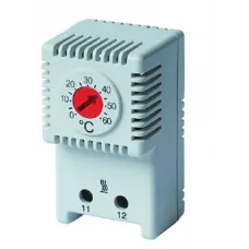 Термостат, NC контакт, диапазон температур: 0-60°C (R5THR2). Термостат. ДКС