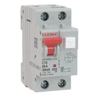 АВДТ YON MDR63 C6 2P 300mA (MDR63-24C6-A). Автоматический выключатель дифференциального тока. ДКС