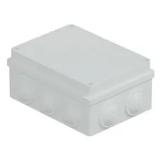 Коробка JBS150 150х110х70, 10 вых., IP55, белая (44009W-1). Коробка монтажная. Экопласт